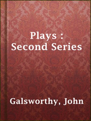 Plays : Second Series - ebook